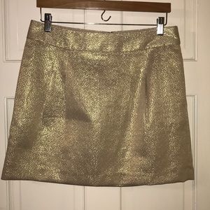 Amazing gold Banana Republic skirt! Size 10!